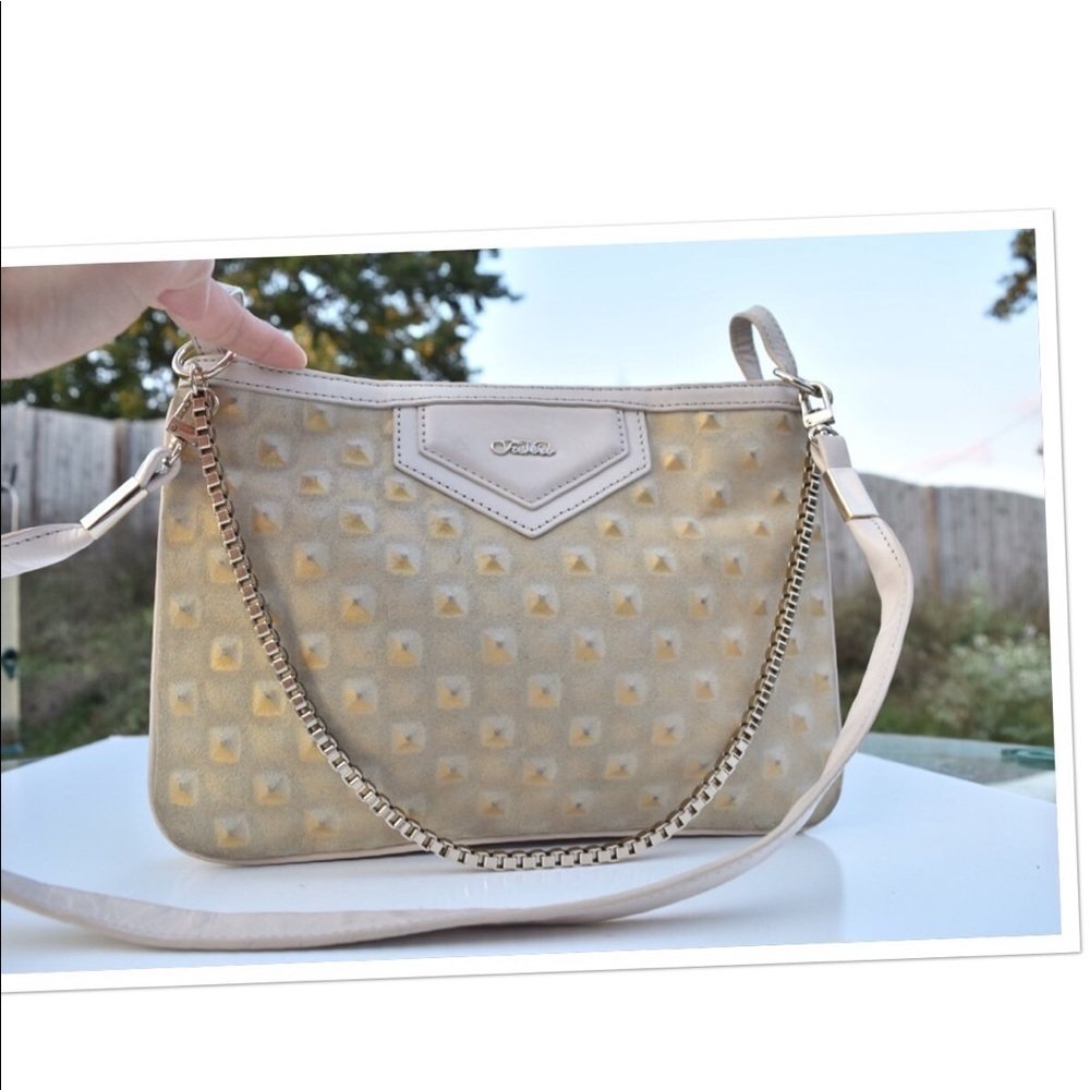 Tre vero leather cross body bag